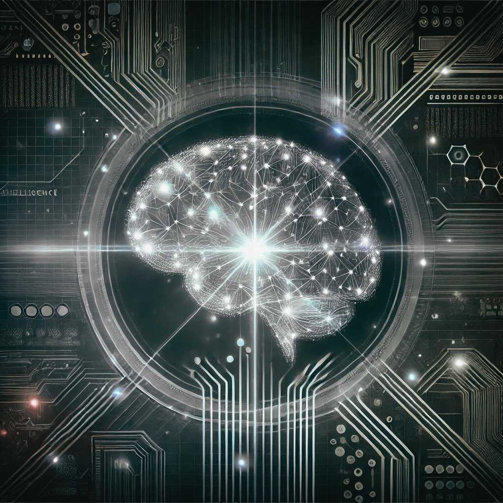 AI brain visualization